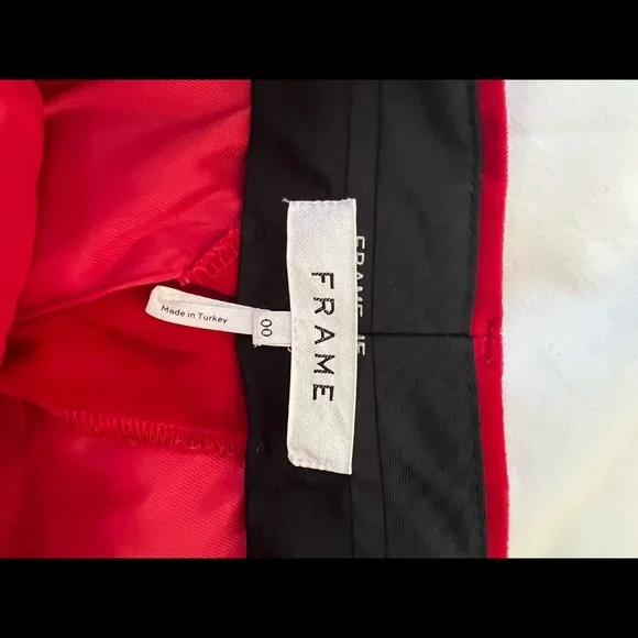 Frame Denim Red Velvet Pant Suit - Picture 8 of 13